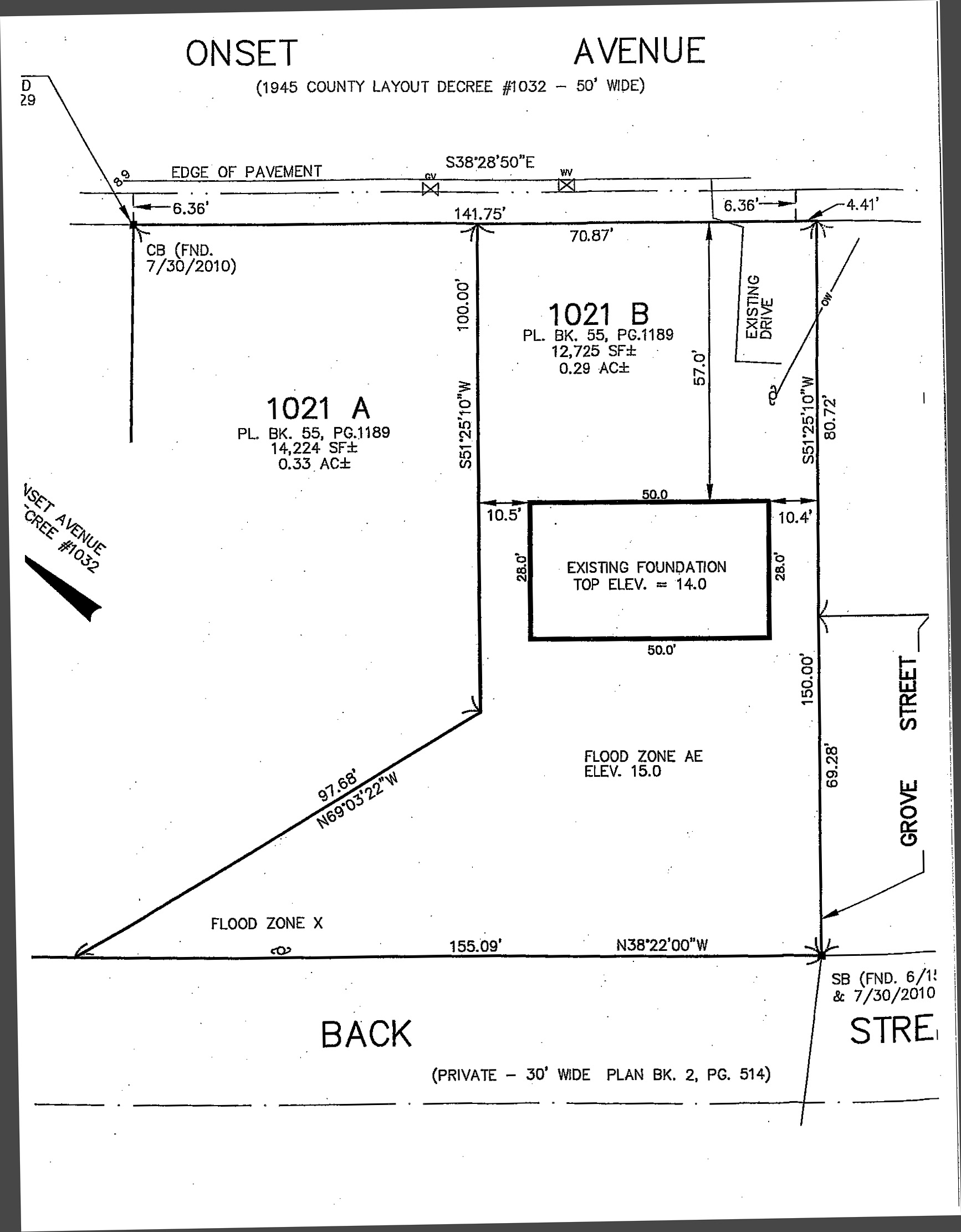 282b Onset Plot Plan – Divito Realty